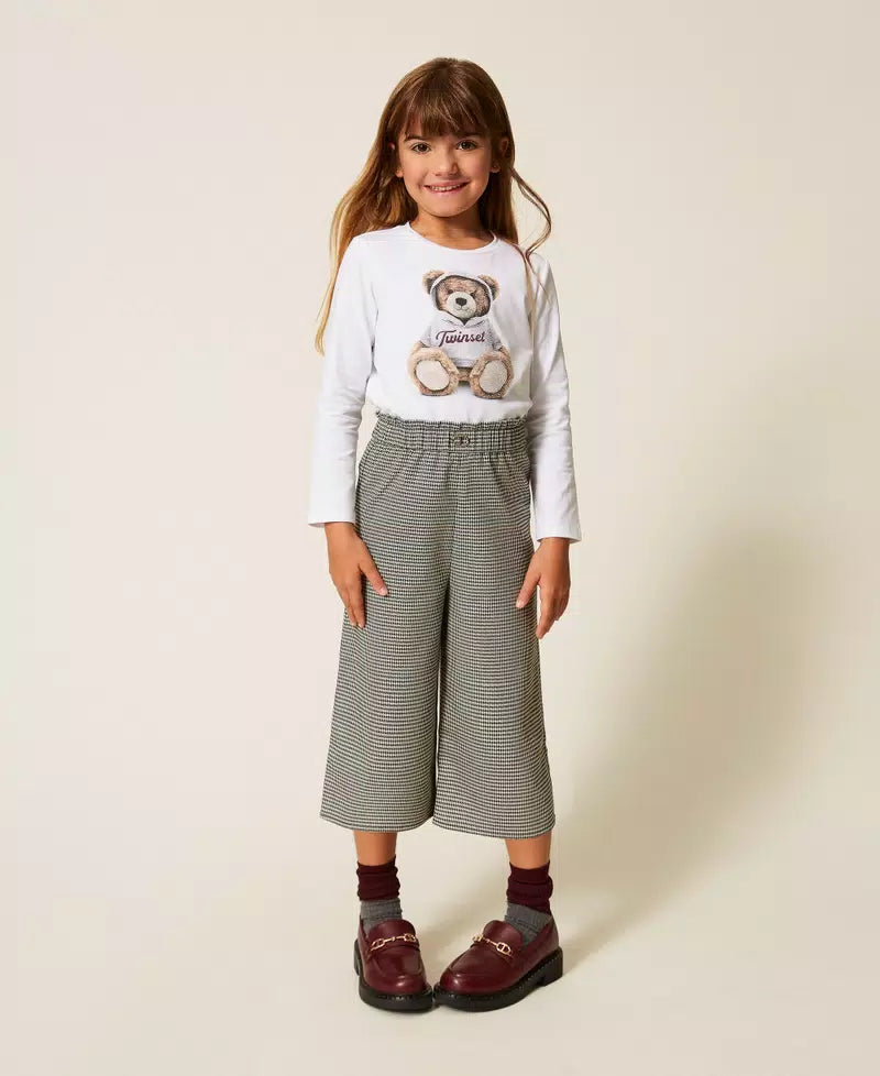 Pantaloni in pied-de-poule Twinset