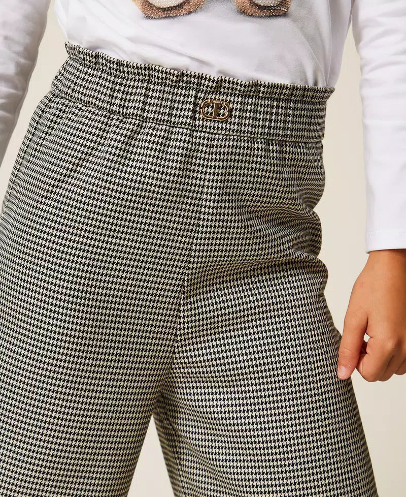 Pantaloni in pied-de-poule Twinset