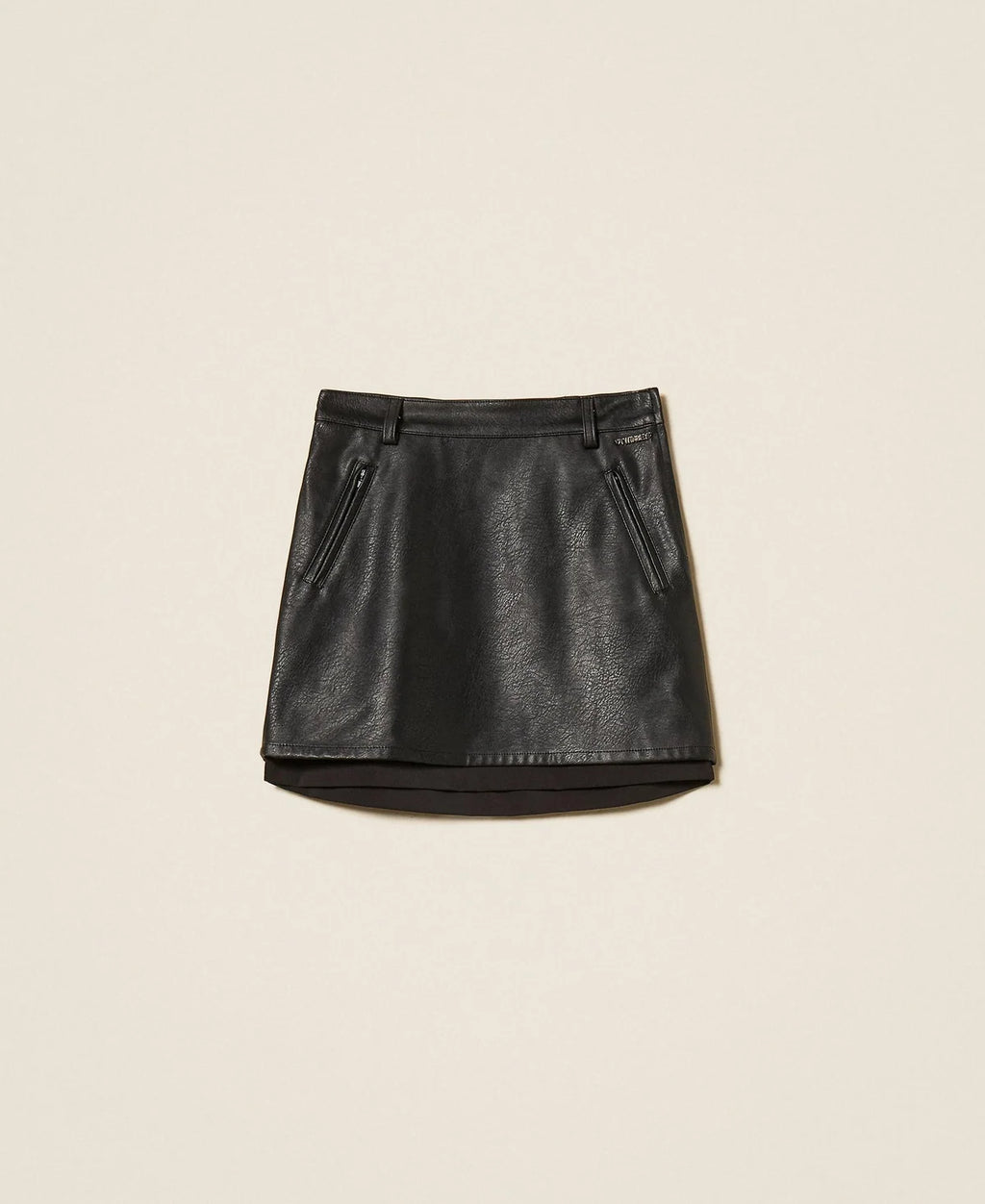 Minigonna effetto pelle Twinset