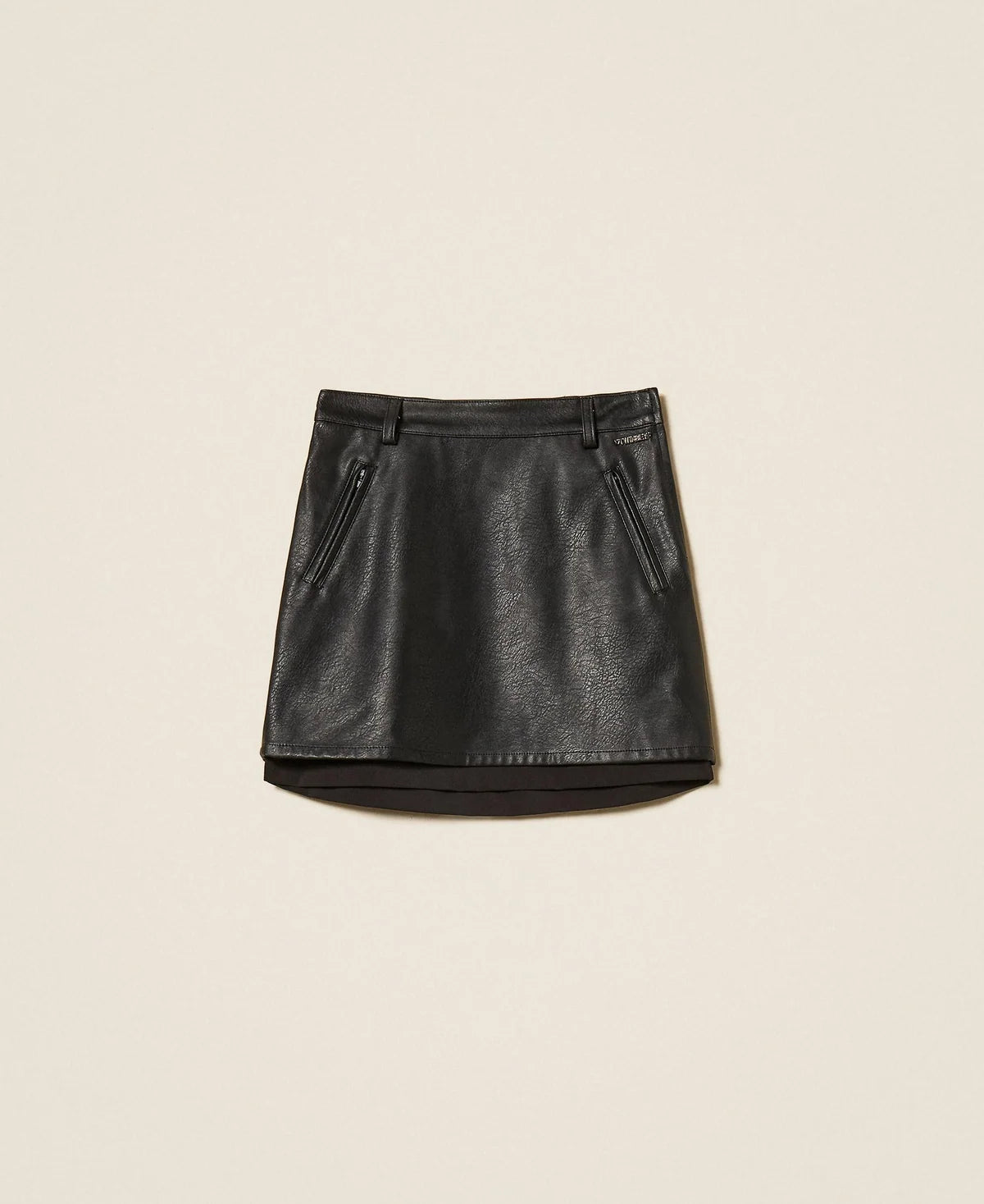 Minigonna effetto pelle Twinset