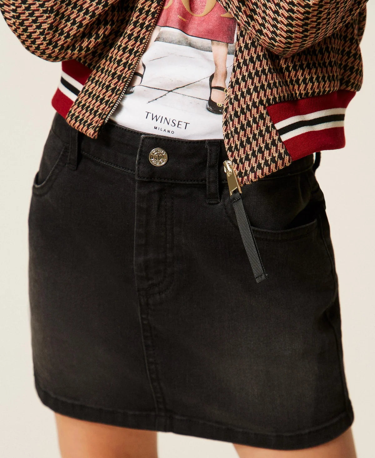 Minigonna in jeans Twinset