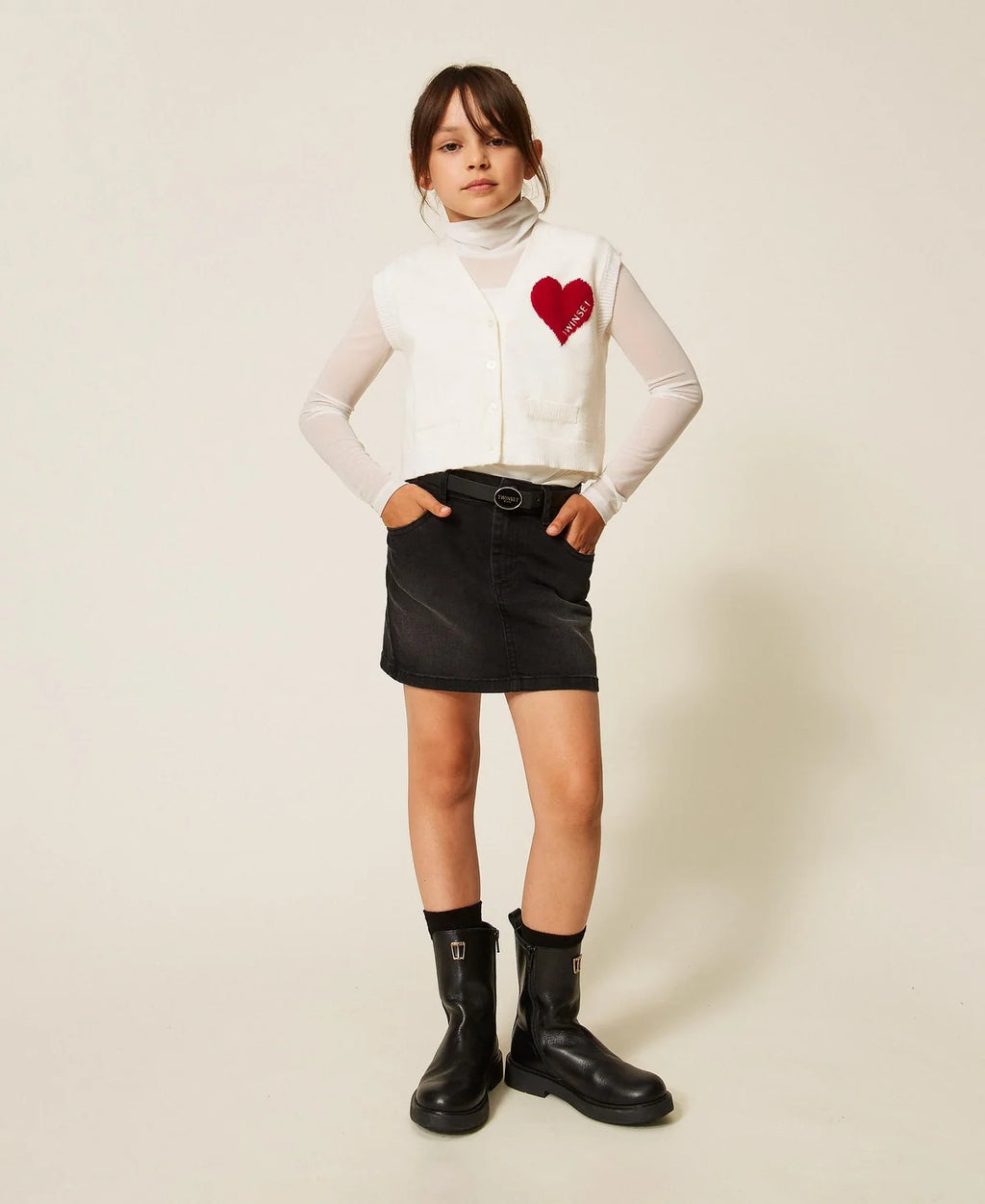 T-Shirt dolcevita Twinset