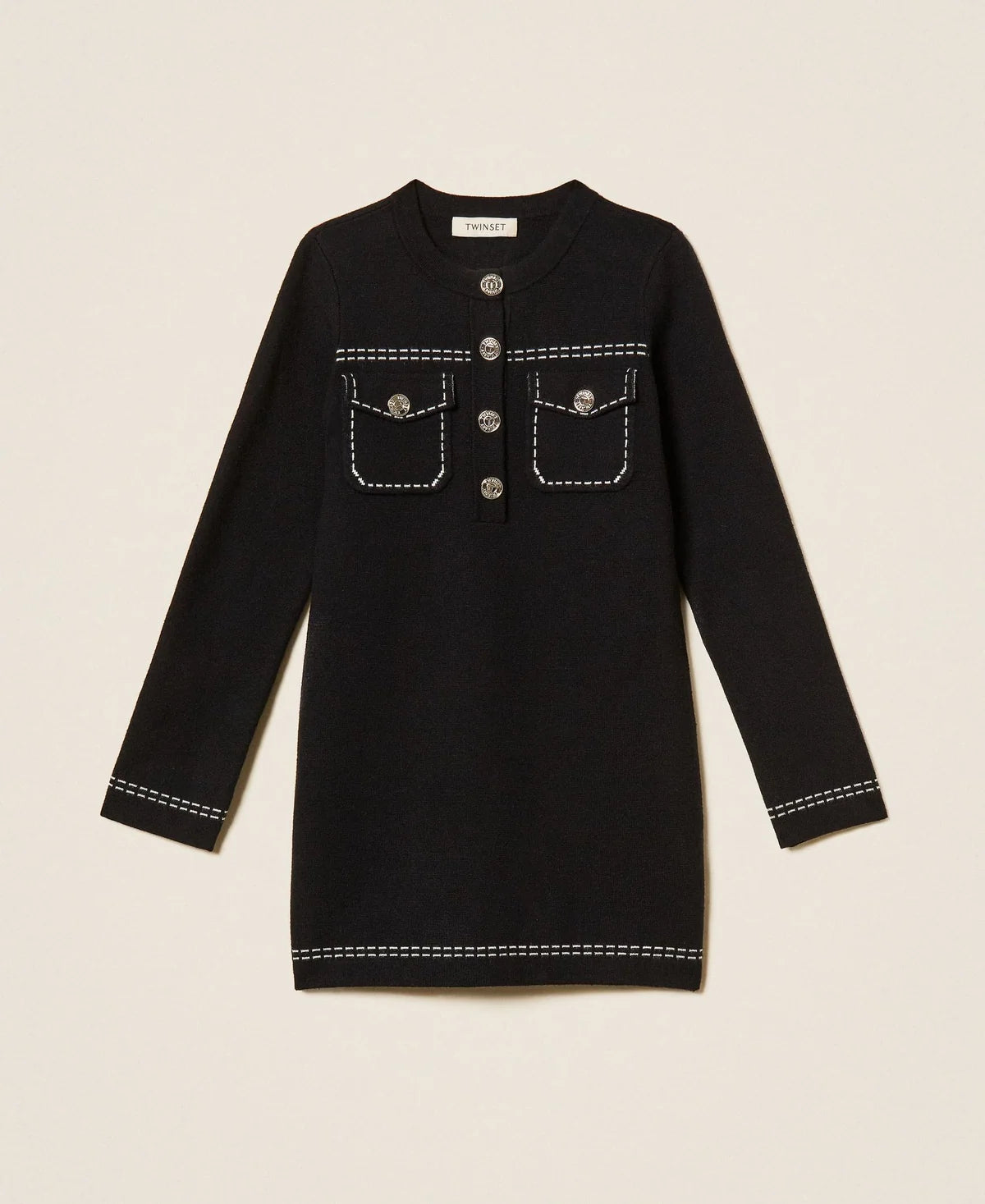 Abito corto in maglia Twinset