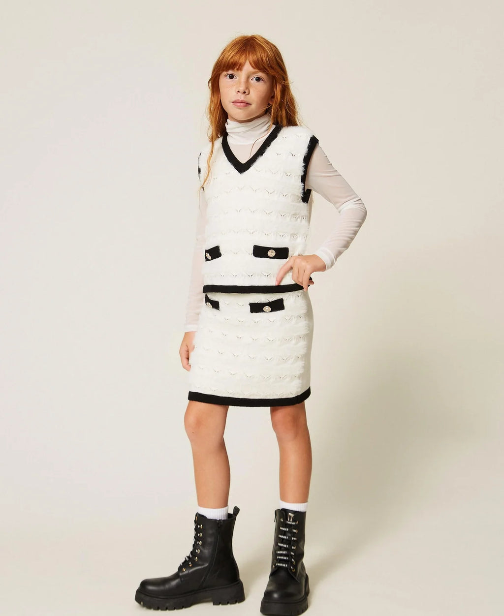Gonna in maglia Twinset