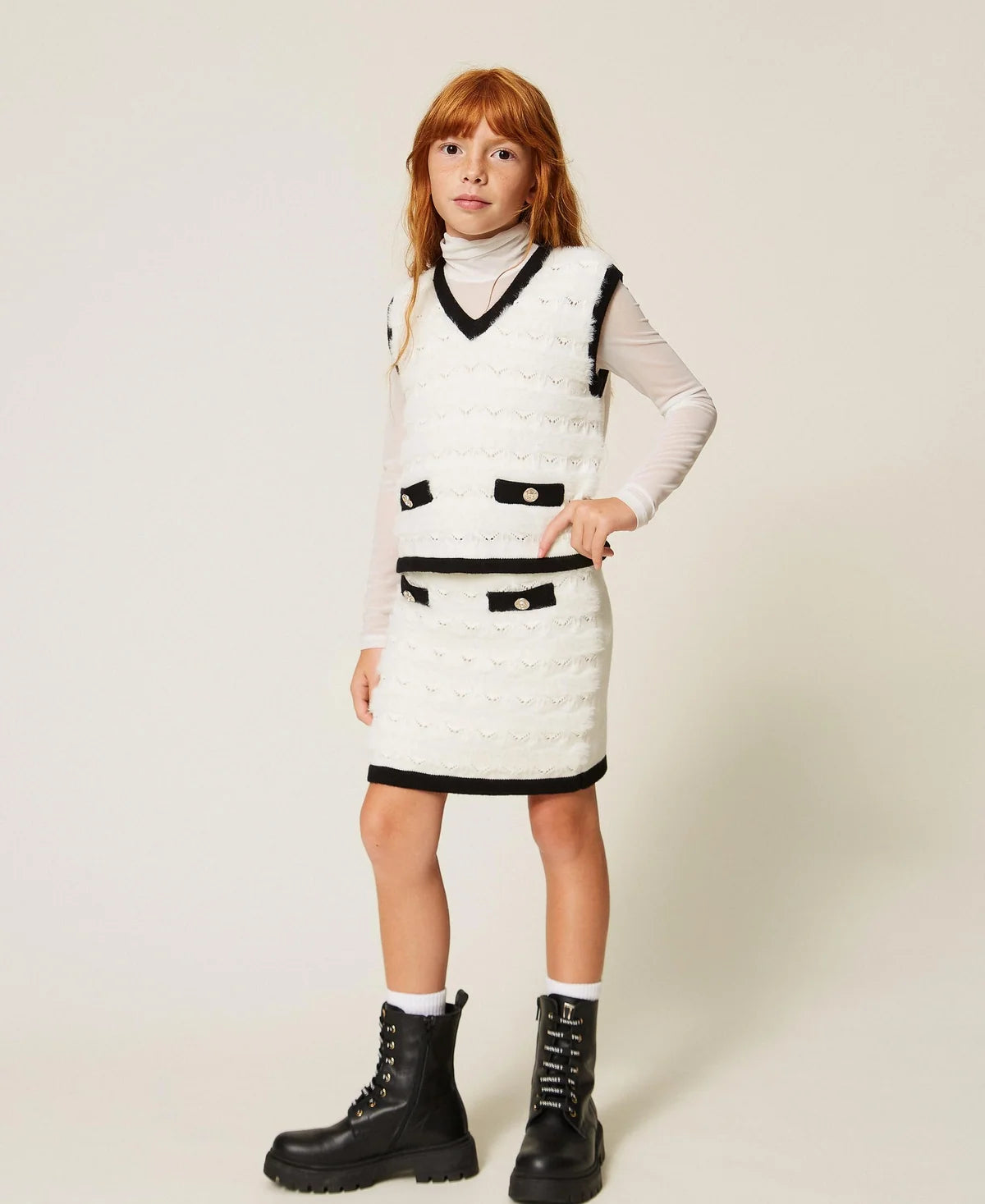 Gonna in maglia Twinset