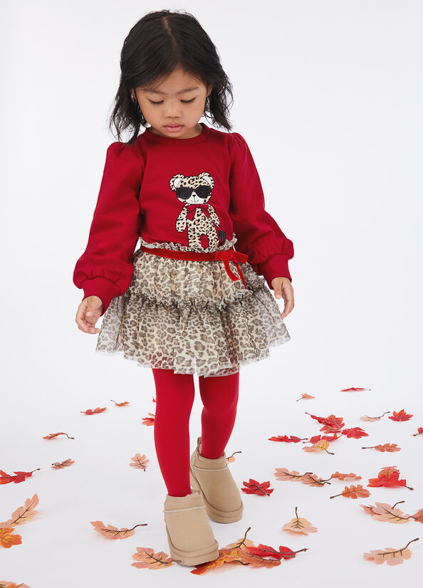 Felpa in cotone con stampa