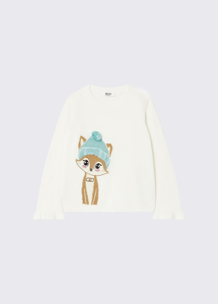Maglia con ponpon Liu Jo