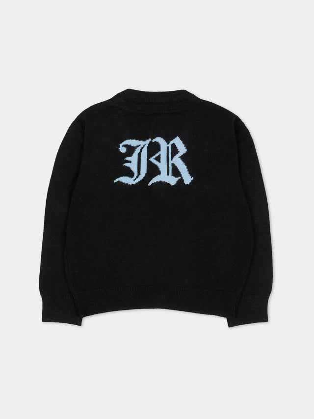 Cardigan nero John Richmond